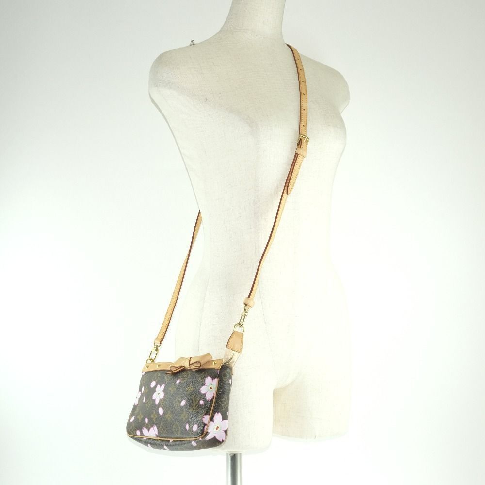 Louis Vuitton Pochette Accessoire Pochette Cherry Blossom Monogram Multicolor